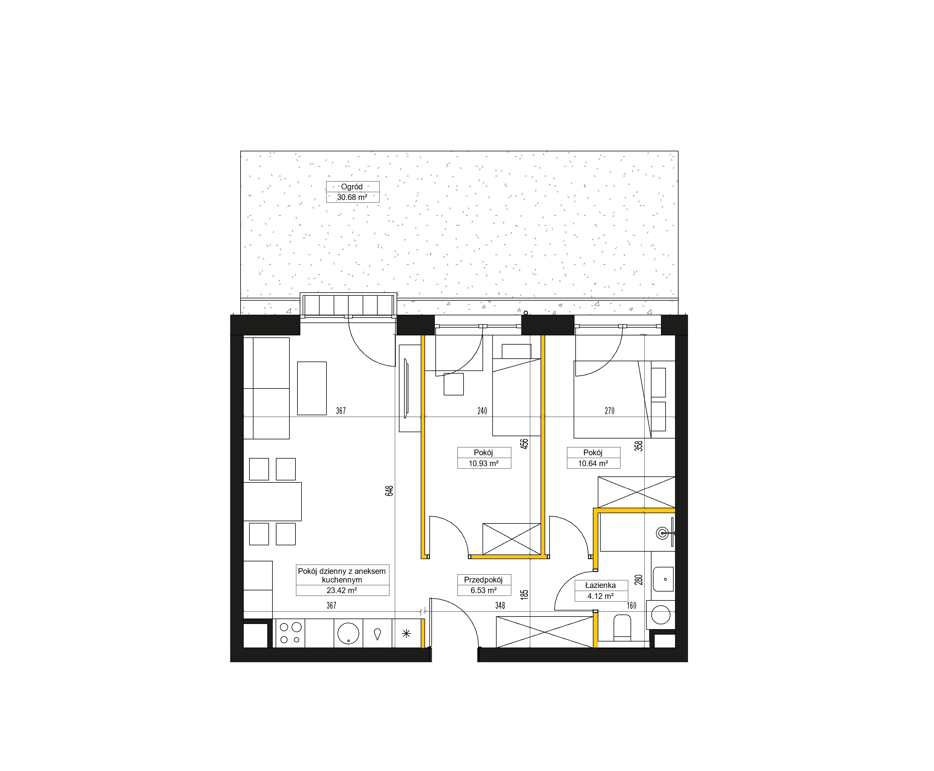 Rzut mieszkania D/04