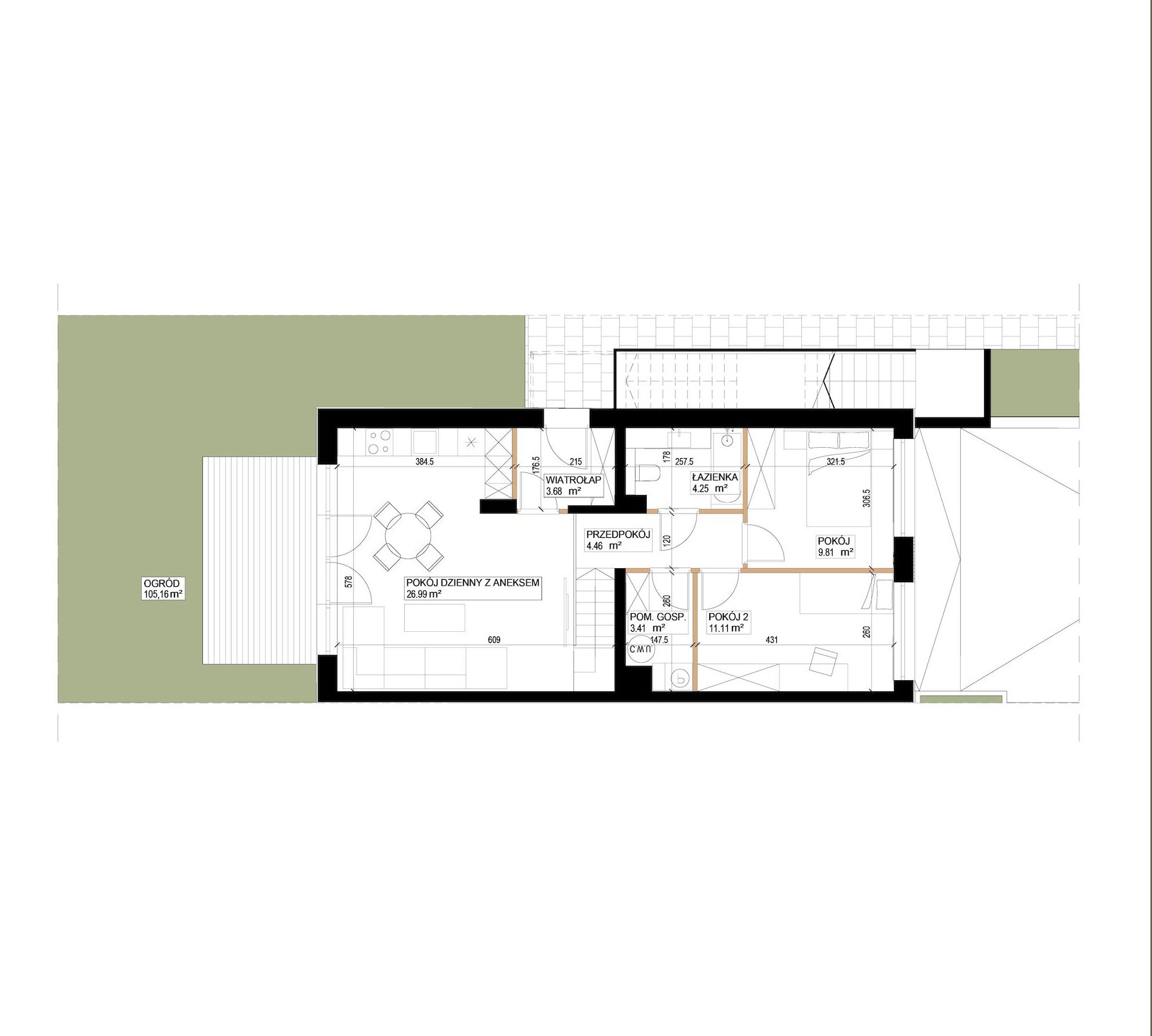 Rzut mieszkania J/02